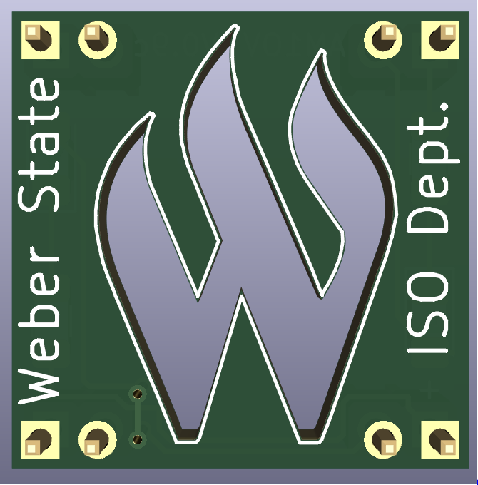 ISO mini badge
